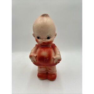 VTG Antique Kewpie Doll Baby Angel Chalkware Statue vintage